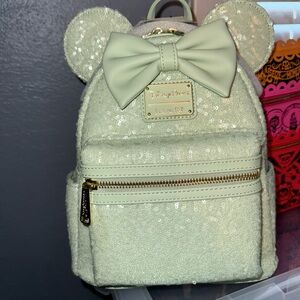 Disney Mint Green Sequin Backpack
